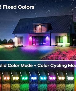 Linkind RGB Solar Spot Lights Outdoor Waterproof for Garden Pathway 2