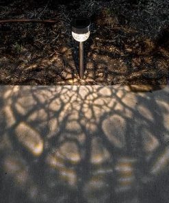 Crosslight Solar Pathway Lights 4 Pack Outdoor LED Crackled Ball 2