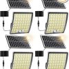 Solar Street Lights Outdoor Motion Sensor Dimmable Timer Dusk to Dawn 4