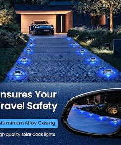 Solar Deck Dock Lights 8 Pack Color Changing Waterproof Outdoor Use 2