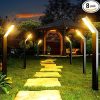 8 Pack Solar Pathway Lights Outdoor Waterproof for Garden and Yard