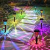 Outdoor Waterproof Solar Fence Lights with Motion Sensor Pack of 4 4