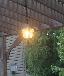Gama Sonic Solar Pendant Light for Pergola Gazebo with Remote Control 2