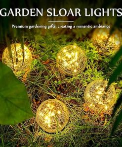 Solar Globe Lights 3.9 Inch Waterproof Garden Decor for Outdoor Spaces 2