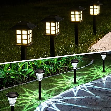 GIGALUMI Solar Outdoor Lights LED Waterproof 10 Hours Garden Lighting GIGALUMI Solar Outdoor Lights LED Waterproof 10 Hours Garden Lighting