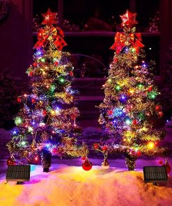 100 LED Solar Christmas Tree Lights Waterproof Outdoor 8 Modes Decor