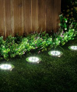 Solar Lights Outdoor 24 Pack White LED Waterproof Garden Landscape 2