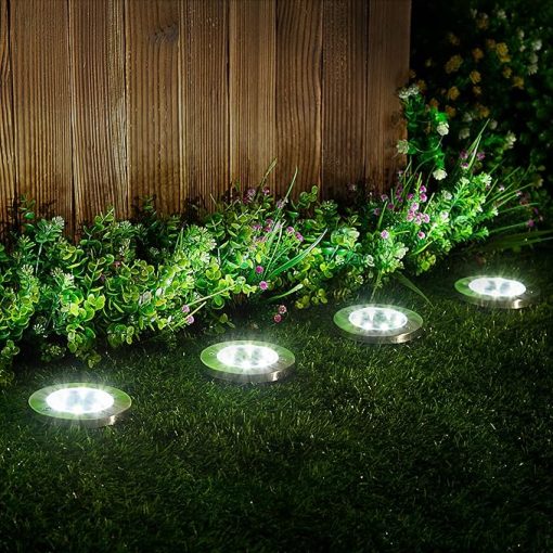 Solar Lights Outdoor 24 Pack White LED Waterproof Garden Landscape - Image 2