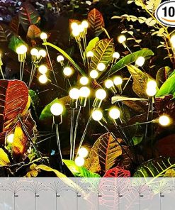 10 Pack Solar Garden Lights LED Waterproof Outdoor Patio Decor