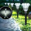 Navy Solar Powered Outdoor Candle Lantern with Timer and LED Lights 3