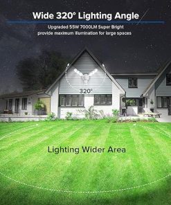 SANSI 55W Motion Sensor Outdoor Lights 7000LM Super Bright LED 2