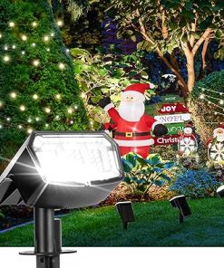 Solar Spot Lights Outdoor Waterproof 4 Pack IP65 for Yard Garden Use 2