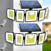 Color Changing Solar Garden Lights Waterproof LED Outdoor Path Lights 4