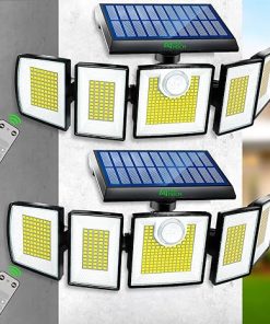 Super Bright Solar Outdoor Motion Sensor Lights 416 LEDs 3000 Lumens