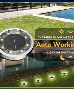 20 Pack Outdoor Waterproof Solar Lights for Garden Pathway Yard 2