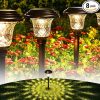 AGPTEK 12 Pack Solar Driveway Lights LED Waterproof Pathway Markers 4