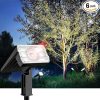 Solar Spot Lights Waterproof IP67 with 58 LEDs 3 Modes 6 Pack