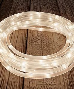 Outdoor Solar Rope Lights 100 LED String Lights for Patio Garden Events