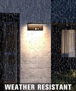 Solar Motion Sensor Outdoor Lights 2-Pack 600 Lumen Waterproof Garden 2