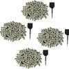 LED Curtain Lights and Solar String Lights Bundle for Outdoor Use 4